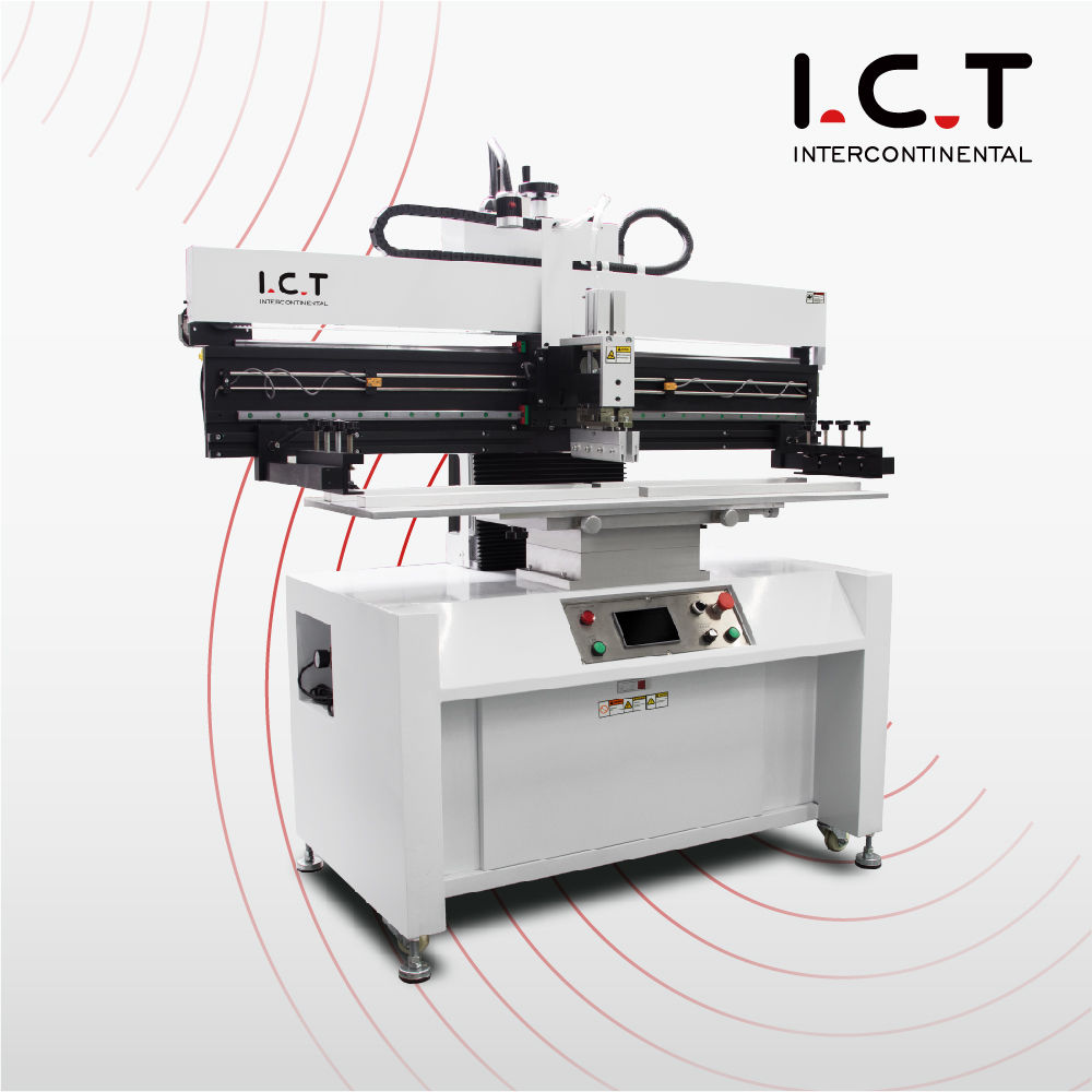 Máquina automática de impresión SMT de PCB de alta precisión de pasta de soldadura de impresora de plantilla