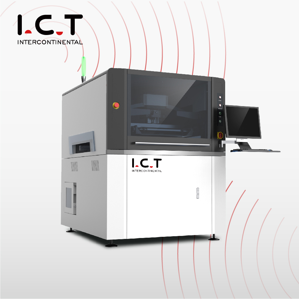 I.C.T-6561 | Totalmente automático PCB impresión de pasta de soldadura de impresora SMT máquina