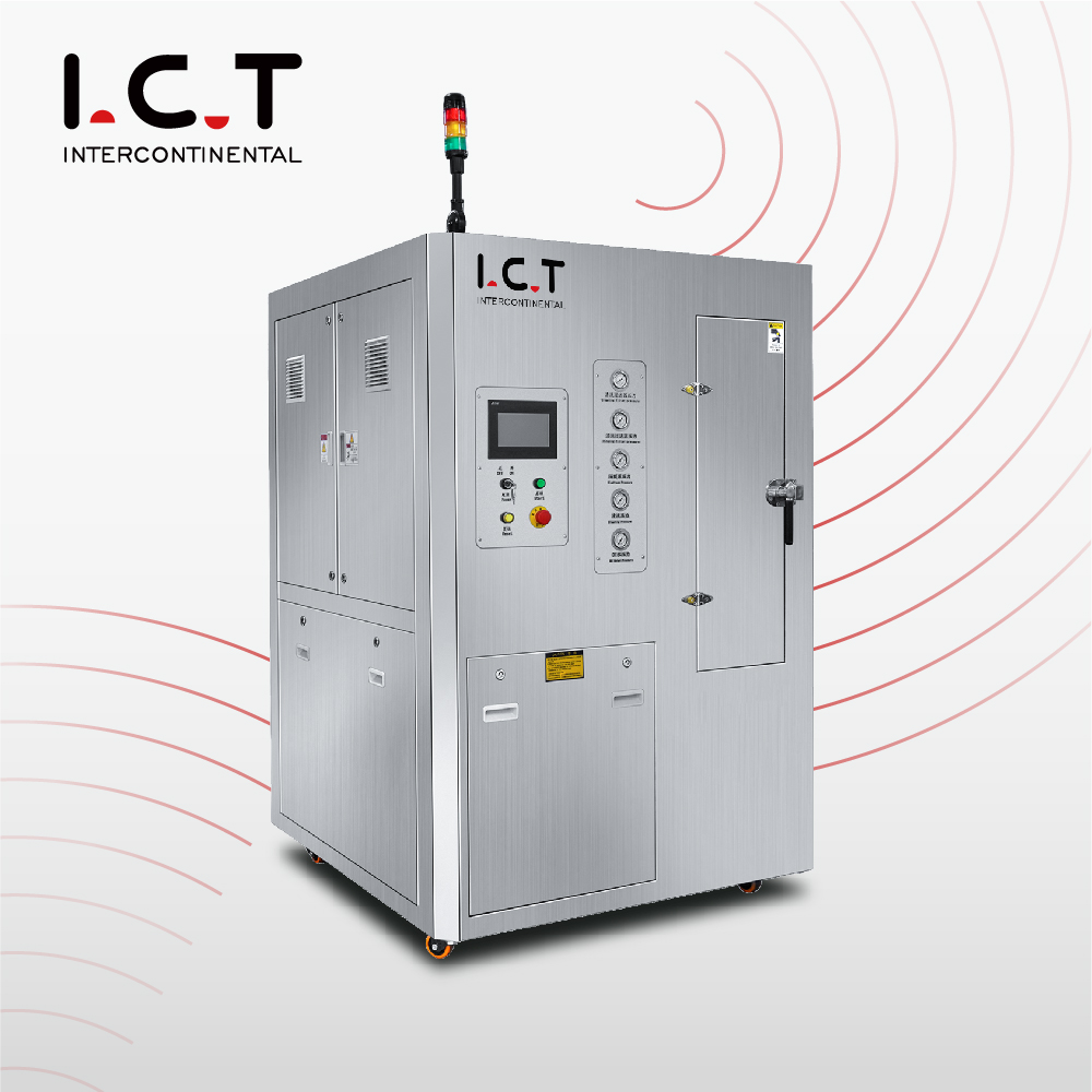 TIC |Máquina de limpieza al vacío conformal ultrasónica de placa PCBa de flujo