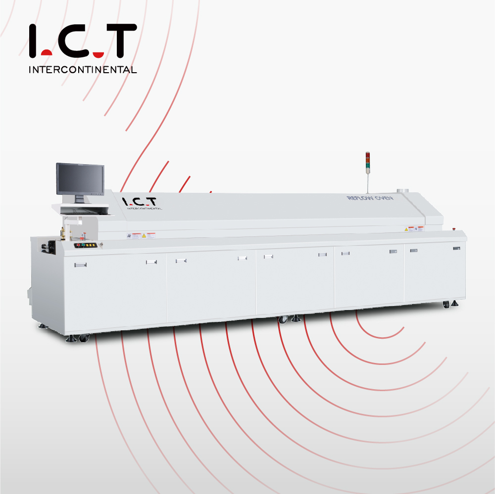 TIC |Máquina SMT de alta calidad, horno de reflujo de PCB IR y soldadura por ola