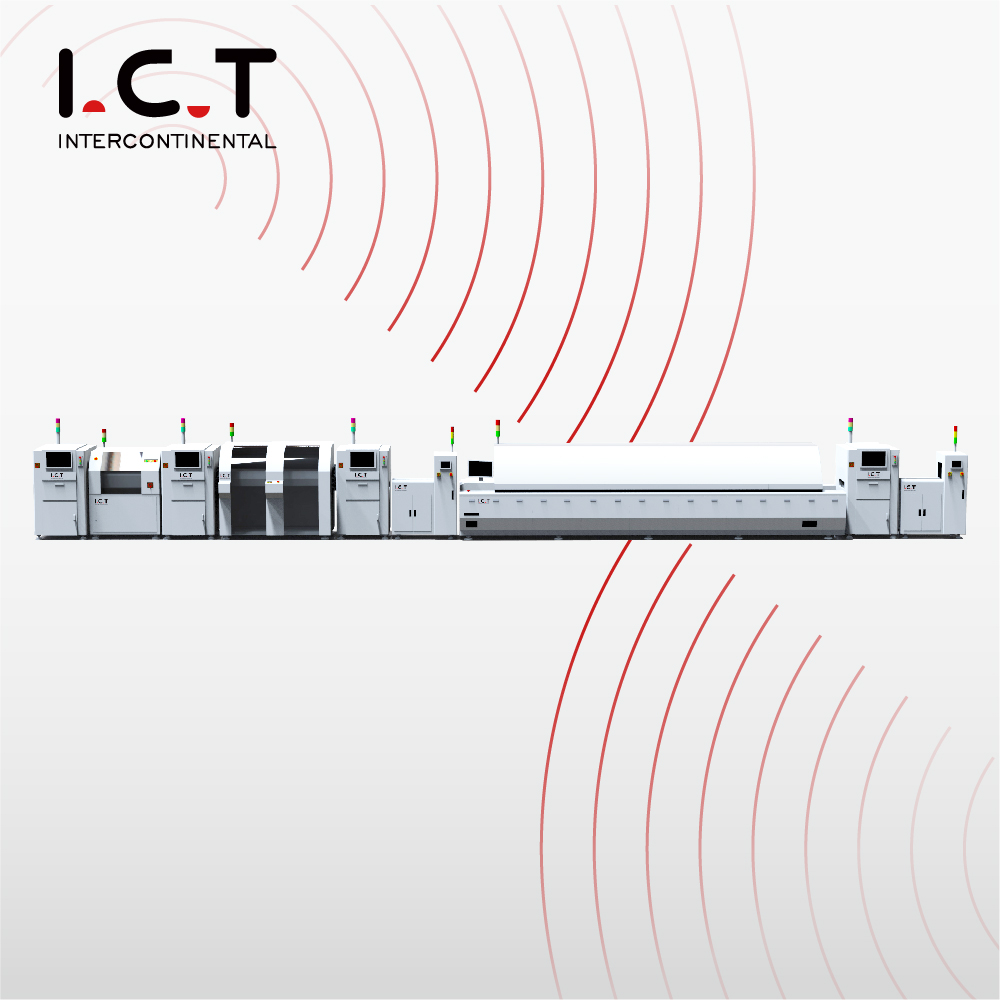 Línea de ensamblaje de PCB SMT de alta flexibilidad de Samsung