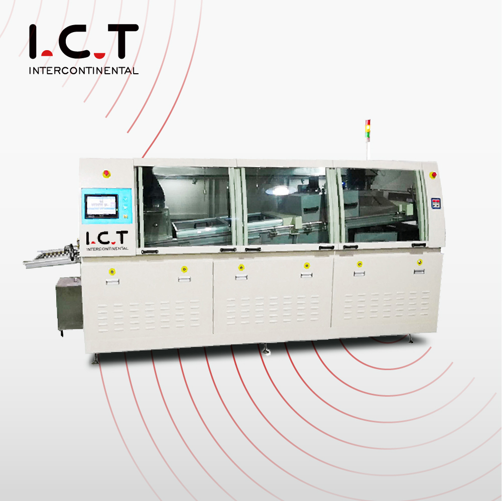 TIC |Máquina de soldadura por ola de bajo precio, máquina de soldadura por inmersión de rociador de flujo de escritorio PCB