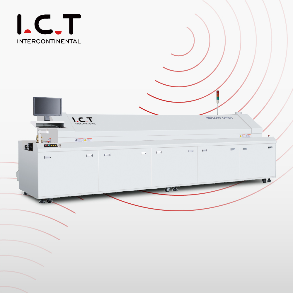TIC |Máquina rentable 600m m del horno de reflujo de la soldadura por reflujo de la soldadura de SMT