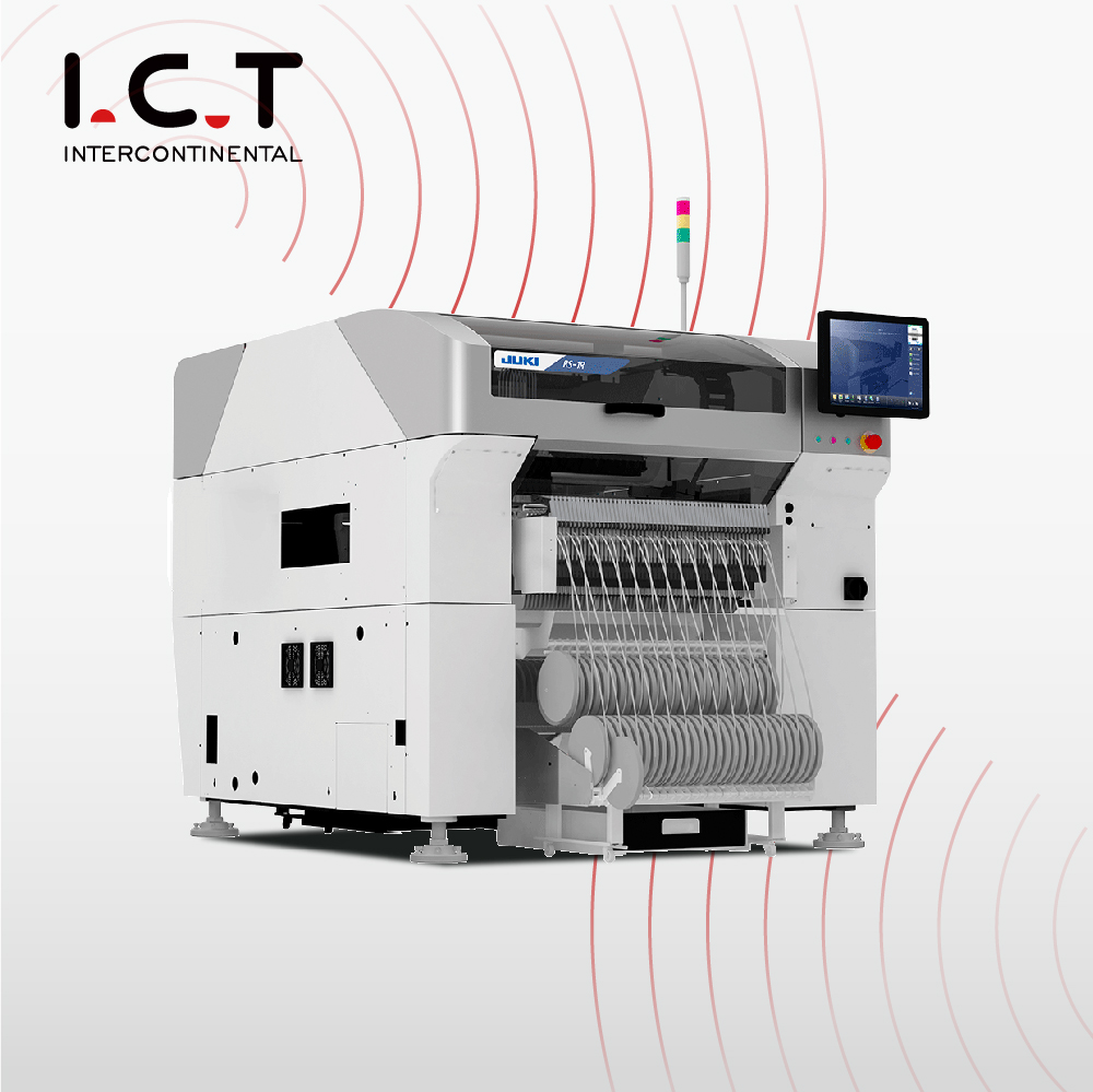 TIC |Máquina de colocación de componentes SMD de maquinaria de selección y colocación de alta velocidad JUKI SMT de 8 cabezales