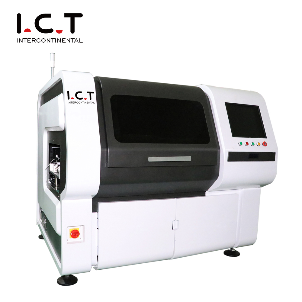 I.C.T-L3020 | Máquina de inserción axial y radial de alto nivel en línea con componente de forma impar 