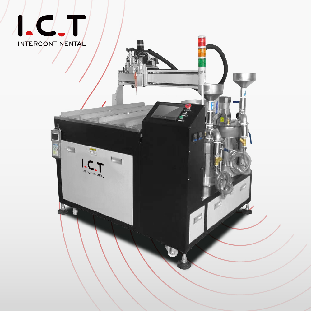 TIC |Máquina semiautomática dosificadora de pegamento epoxi de resina de dos componentes