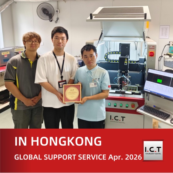 I.C.T Soporte técnico global para máquinas de recubrimiento conformado en Hong Kong