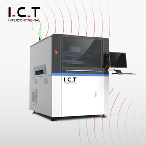 Pantalla de impresora SMT en línea con pasta de soldadura LED completamente automática Modelo ICT-1200