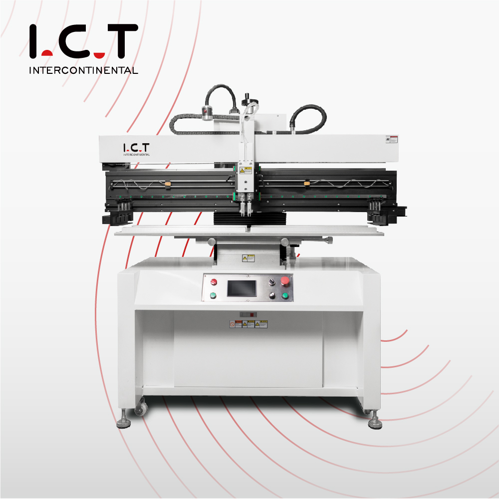 Impresora de plantilla semiautomática SMT PCB Máquina de impresión semiautomática de pasta